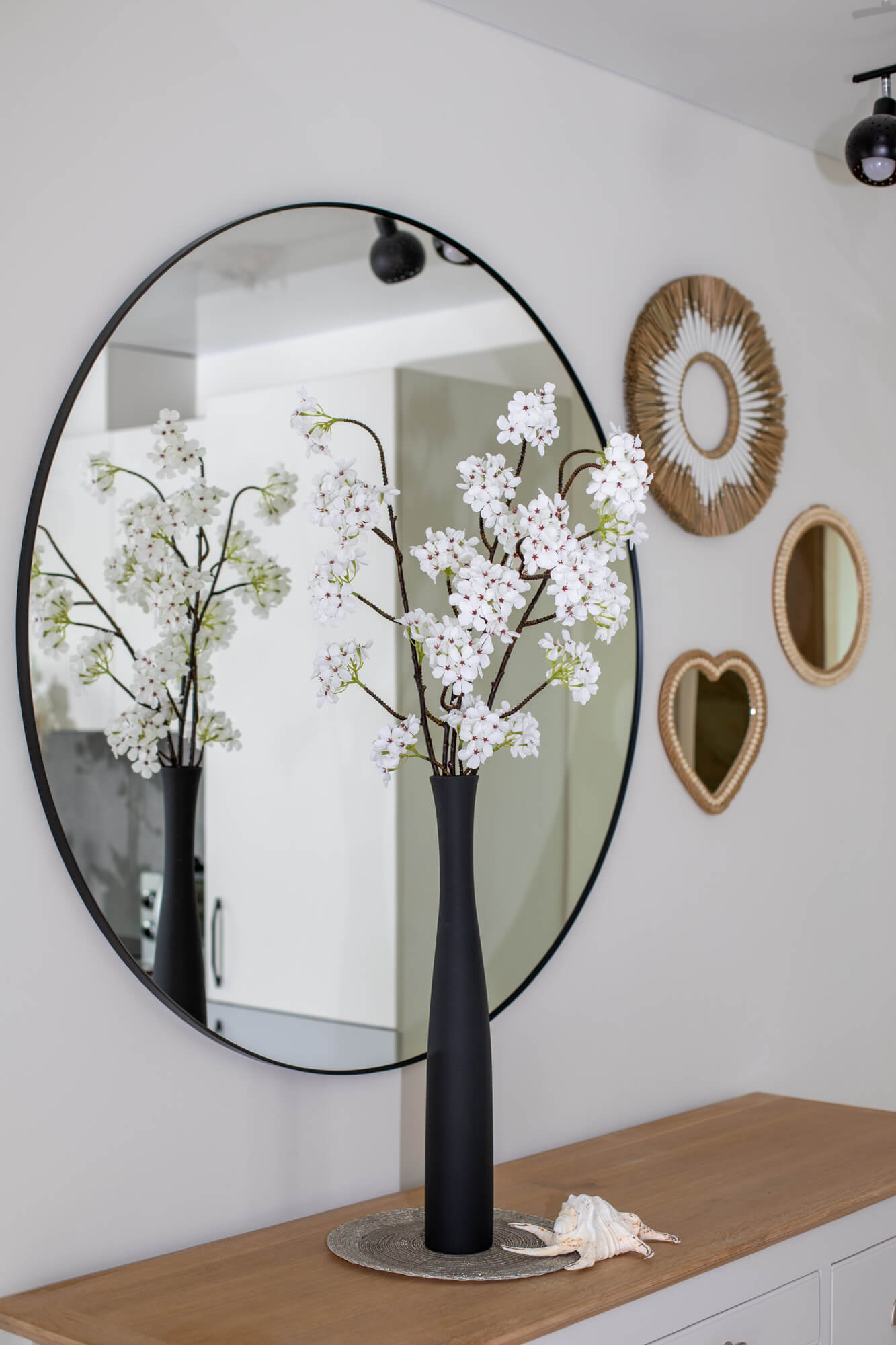 Luxurious Artificial Pear Blossom Branch