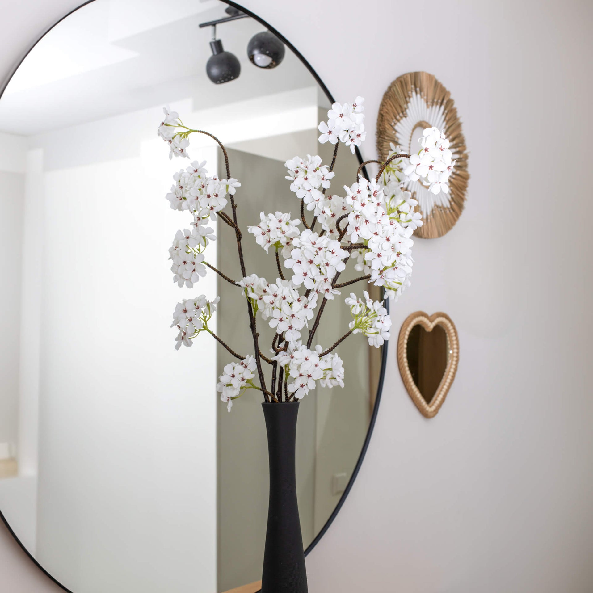 Luxurious Artificial Pear Blossom Branch