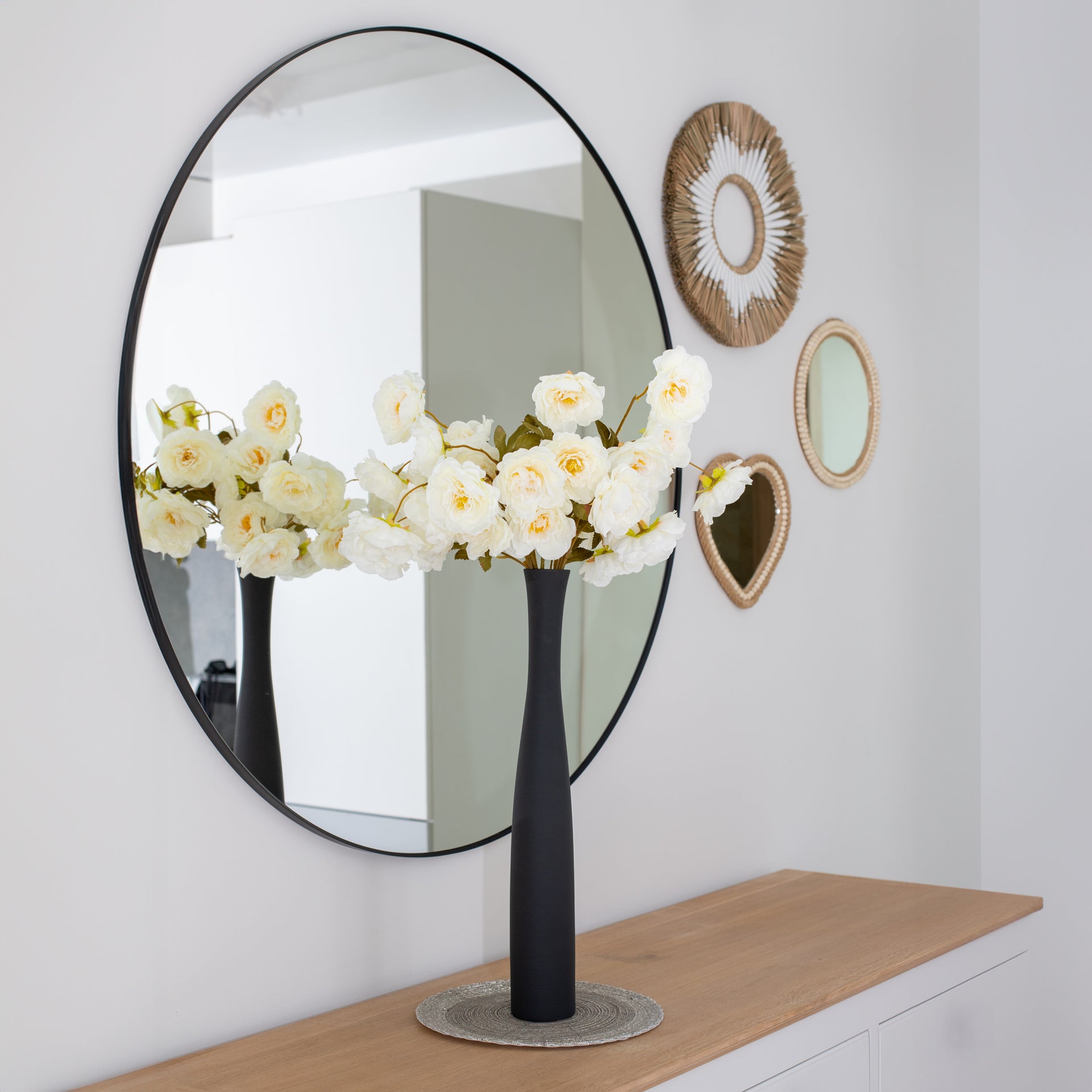 Elegant 5-Ring Artificial Peony Branch