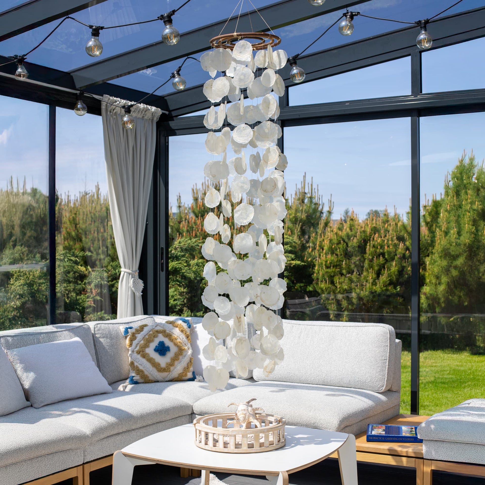 Capiz Shell Wind Chime "Sea Breeze"